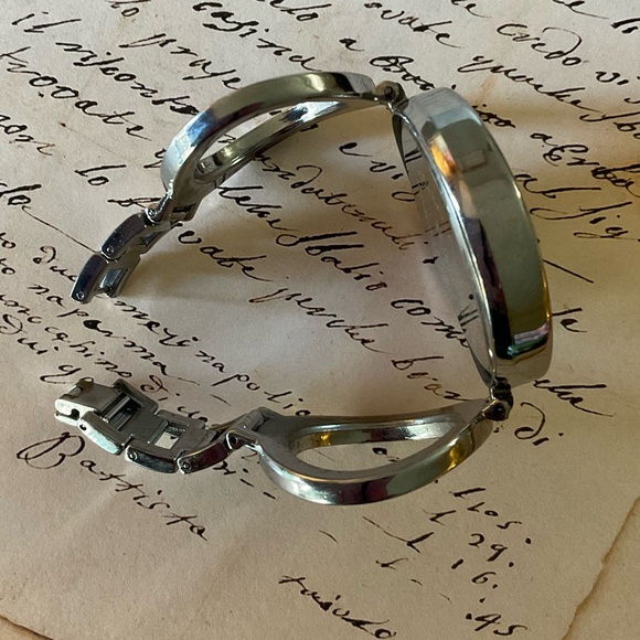 André Francois Ladies Silver Tone with Crystals Luxury Watch - Picture 6 of 9